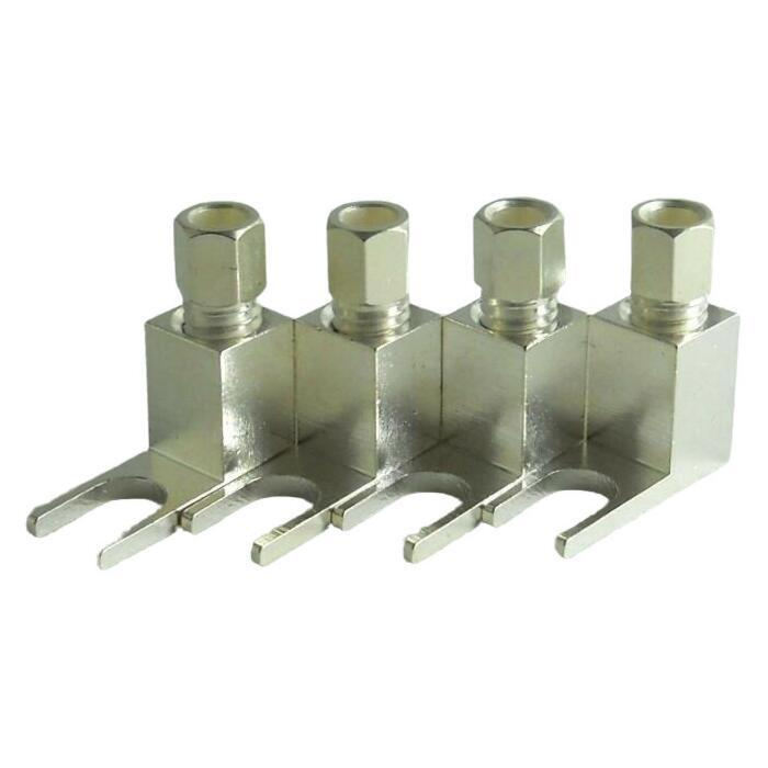 Ｙラグ端子　純正　ＷＢＴー０６８１Ｃｕ　４本組 Yラグ端子 純正 WBTー0681Cu 4本組✕2セット Yラグ端子