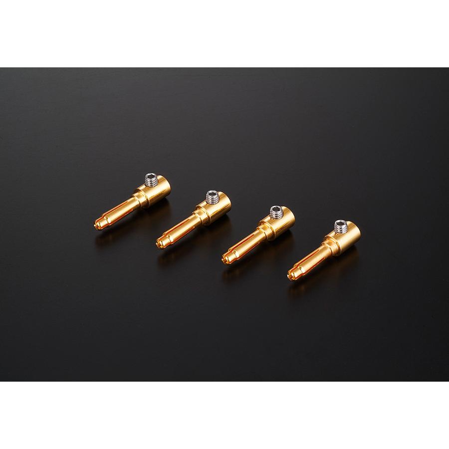 【5セット】オヤイデ電気 GBN 24Kダイレクト金メッキネジ止め式バナナプラグ SGBN 純銀+厚肉24K金メッキ バナナプラグ（4個1組）