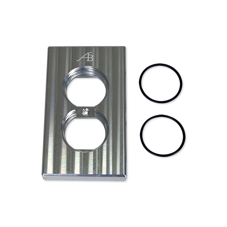 AIRBOW - Beat Cover（極厚アルミ合金コンセントカバー・丸形標準プラグ専用） | 