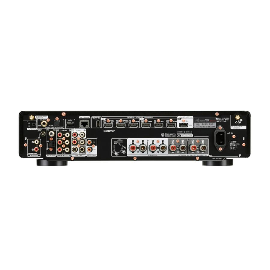 AIRBOW - Stereo 70S Special シルバーゴールド/コンプリートパッケージ（HDMI入力搭載ネットワークステレオレシーバー）｜audio-ippinkan｜03