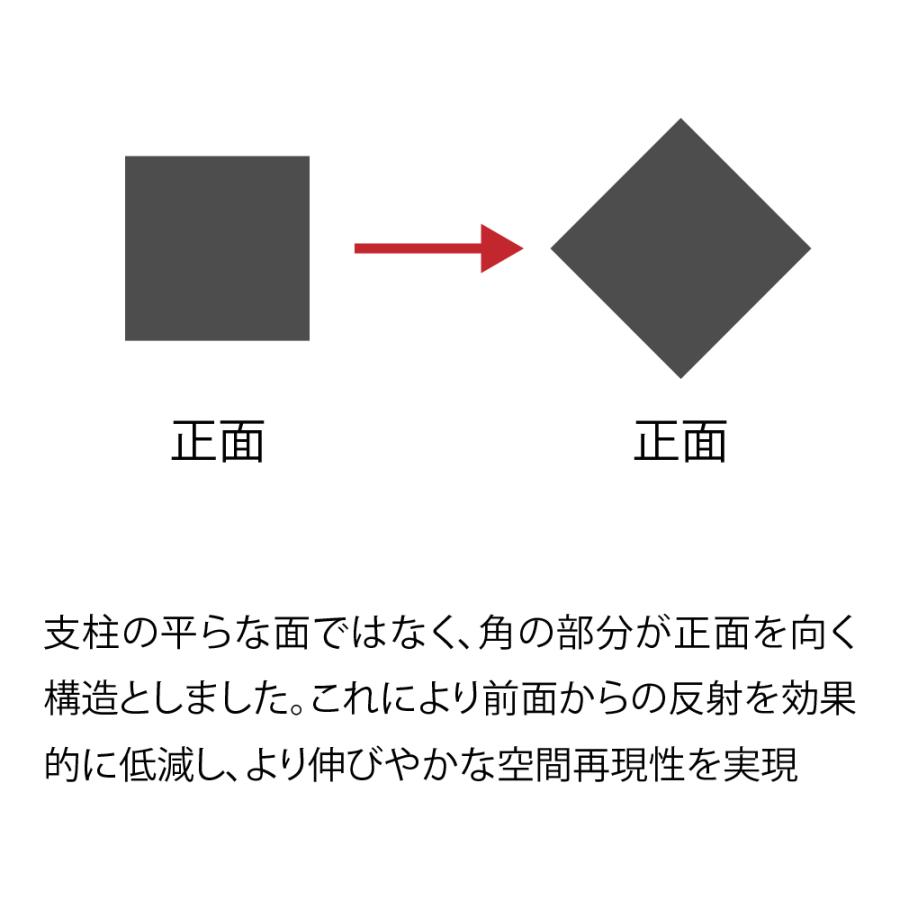 AIRBOW - Vibration Tuning Stand 50（ペア）高さ50cm/VTS-50/スピーカースタンド【近日発売予定・ご予約受付中】