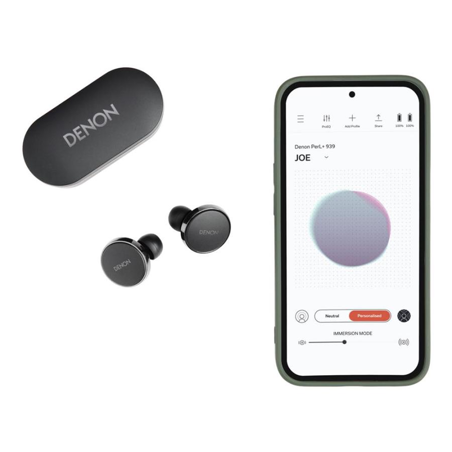 DENON PerL Pro ブラック イヤホン 楽天市場】DENON PerL Pro True Wireless Earbuds ブラック