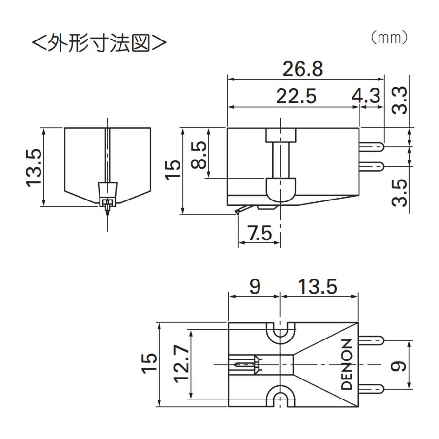 DENON（デノン） DENON - DL-103R（MC型カートリッジ）【在庫有り即納