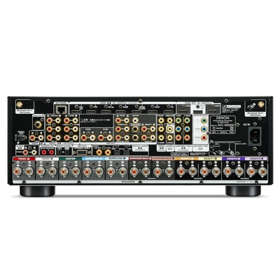 DENON（デノン） DENON - AVC-X6500H/ブラック（11.2ch AVサラウンド