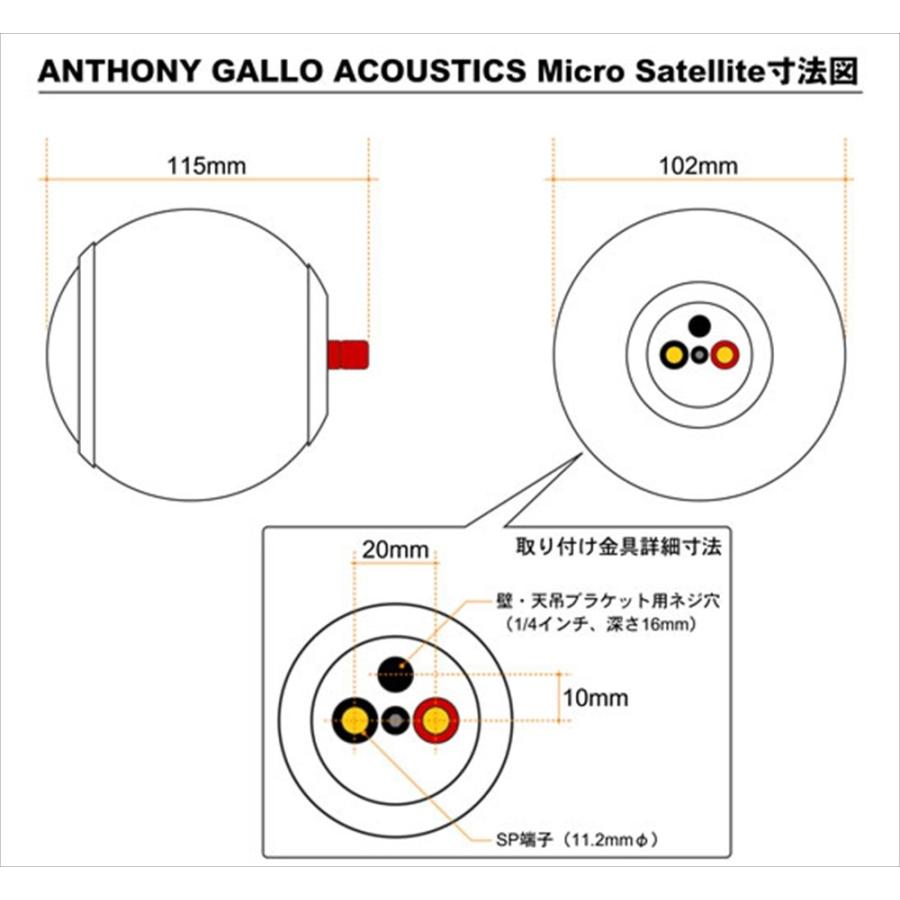 Gallo Acoustics - GM3/ステンレス（1本）＜Micro-Satellite＞【メーカー取寄品・納期は確認後ご連絡】｜audio-ippinkan｜02