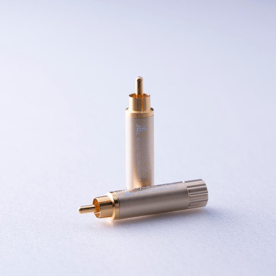 KOJO(光城精工) - Crystal EpR-G×2(2本セット/RCAプラグ型 KOJO(光城精工) - Crystal EpR-G×2(2本セット/RCAプラグ型