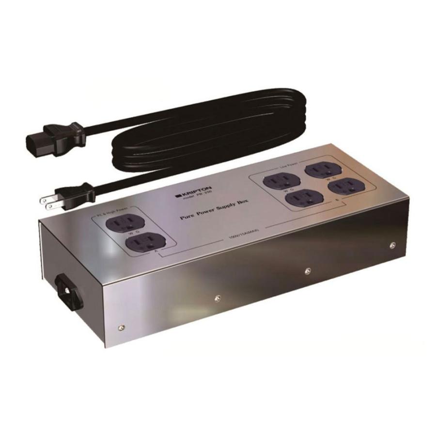 美品　クリプトン電源タップ　KRIPTON PB-350 6口ピユア電源ボックス ピュア電源ボックス PB-350 Power Box クリプトンオンラインストア