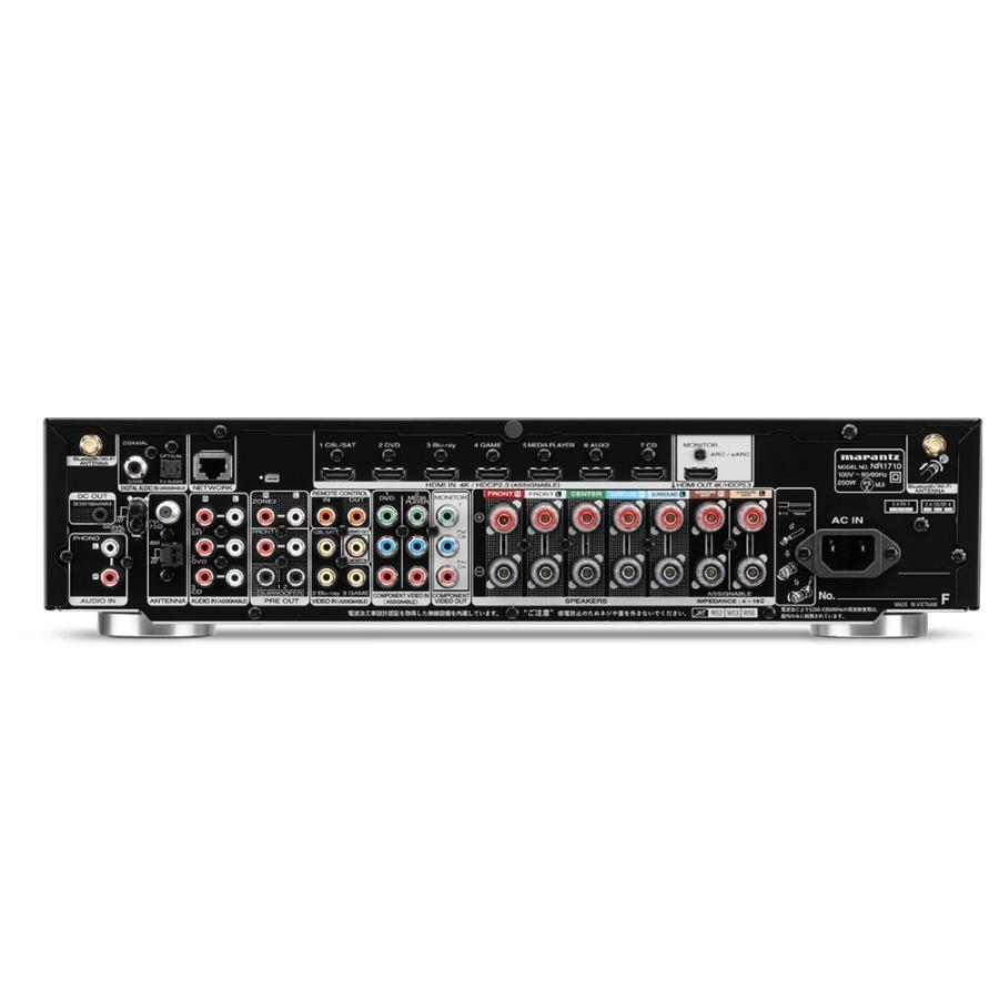 Marantz marantz - NR1710/FB/ブラック(7.1ch・スリムデザイン Marantz marantz - NR1710/FB/ブラック(7.1ch・スリムデザイン