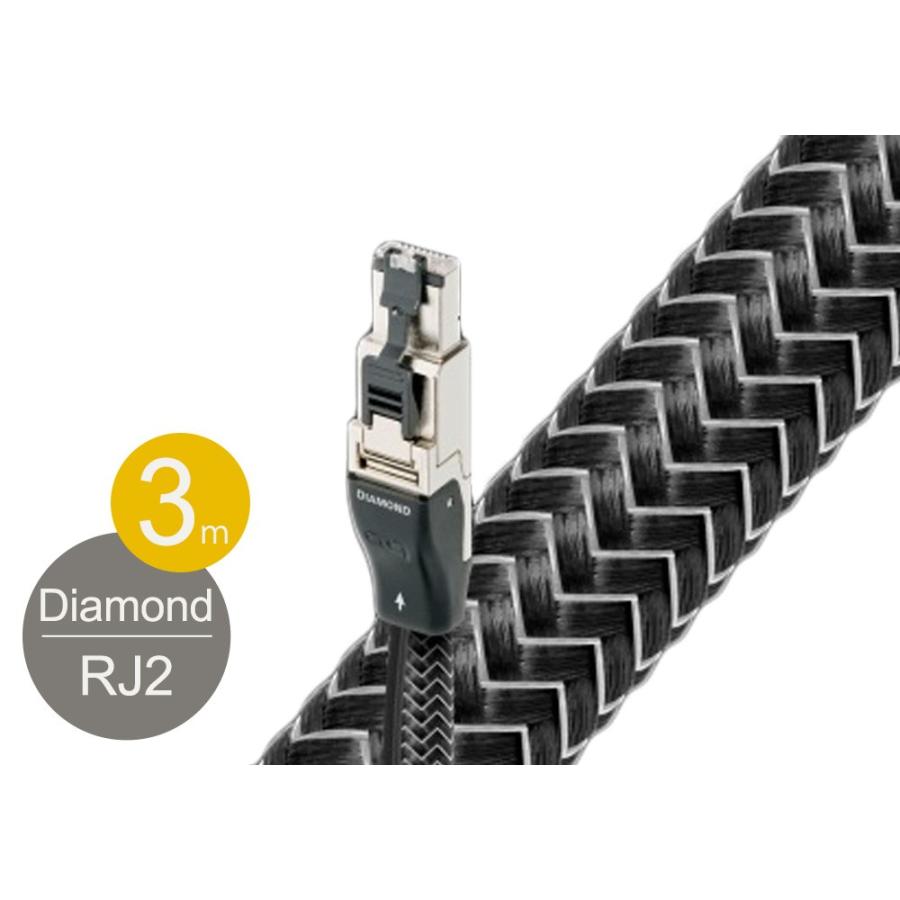 audioquest - RJ2 DIAMOND/3.0m（RJ2/DIA/3M）（オーディオ用LANケーブル）【5/7〜対応・メーカー取寄品・納期は確認後ご連絡】