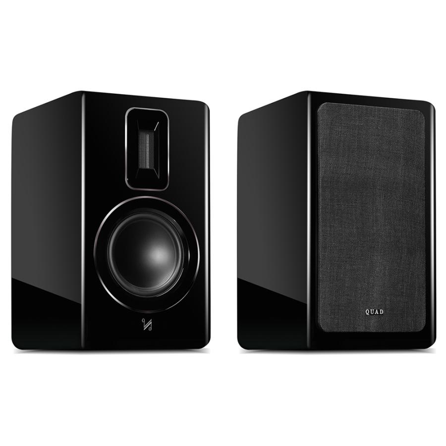 QUAD 12L2 ピアノブラック ブックシェルフスピーカー QUAD - REVELA1/ピアノブラック（ペア）ブックシェルフ