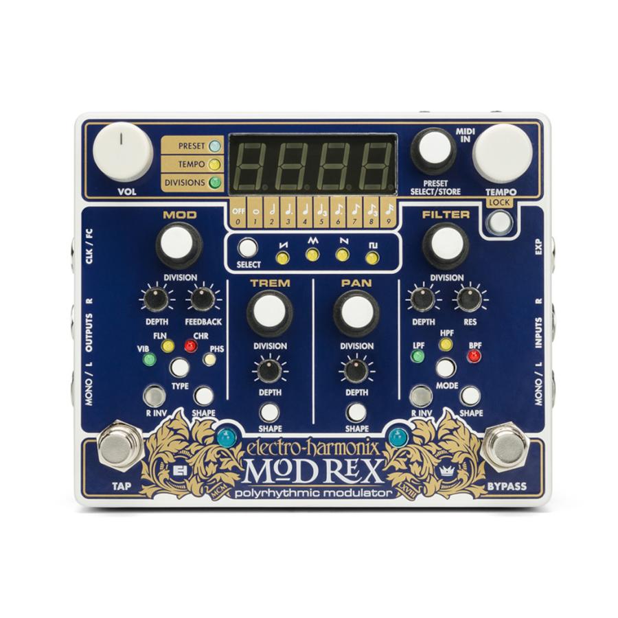 美品 electro-harmonix MOD REX ポリリズム Electro Harmonix エレハモ エフェクター Mod Rex Polyrhythmic