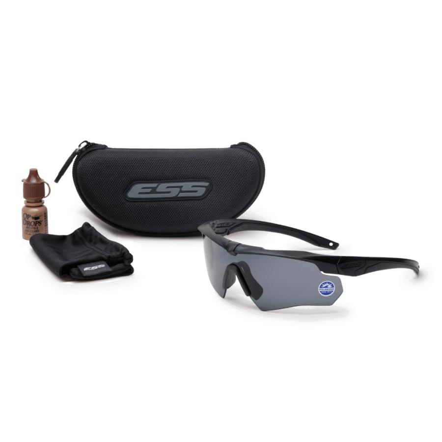 ESS アイシールド Crossbow One Black w/Polarized Gray｜直輸入品