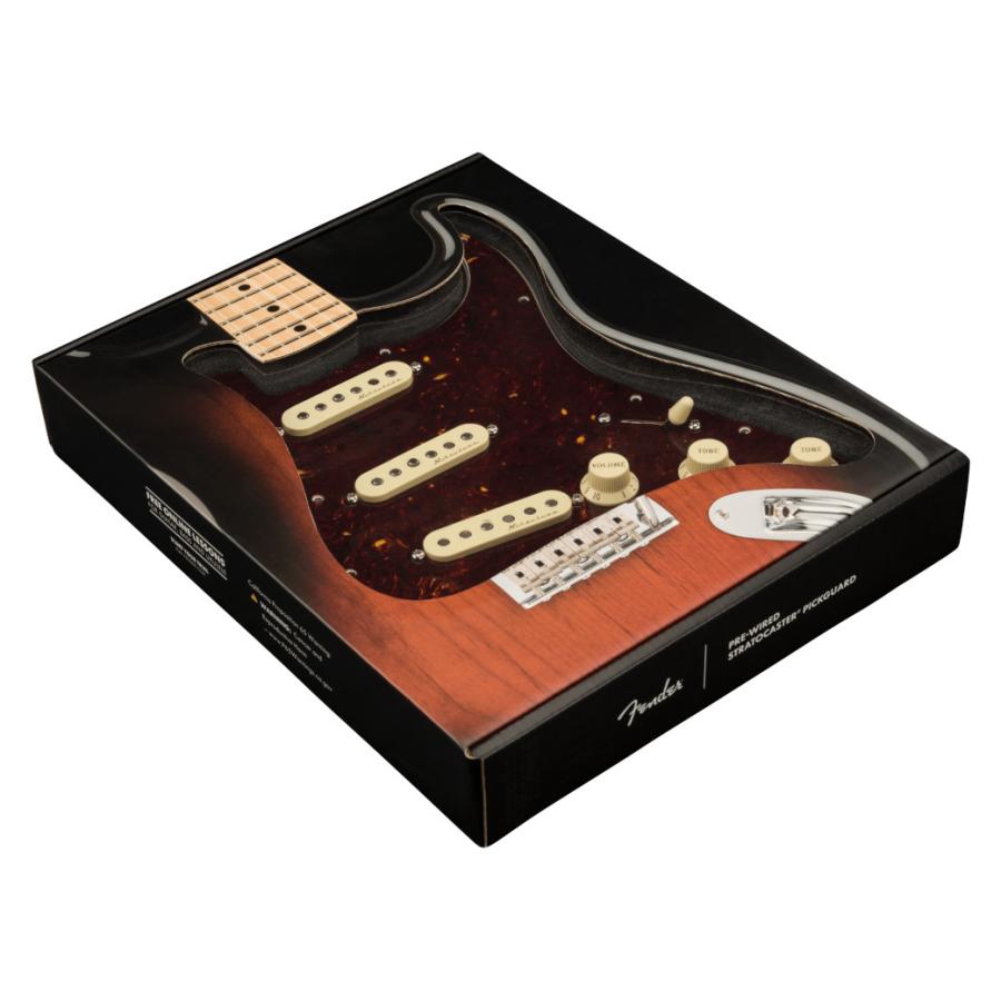 Fender フェンダー ピックアップ Pre-Wired Strat Pickguard, Vintage Noiseless SSS Tortoise Shell 結線済ピックガード 0992344500│直輸入品_2