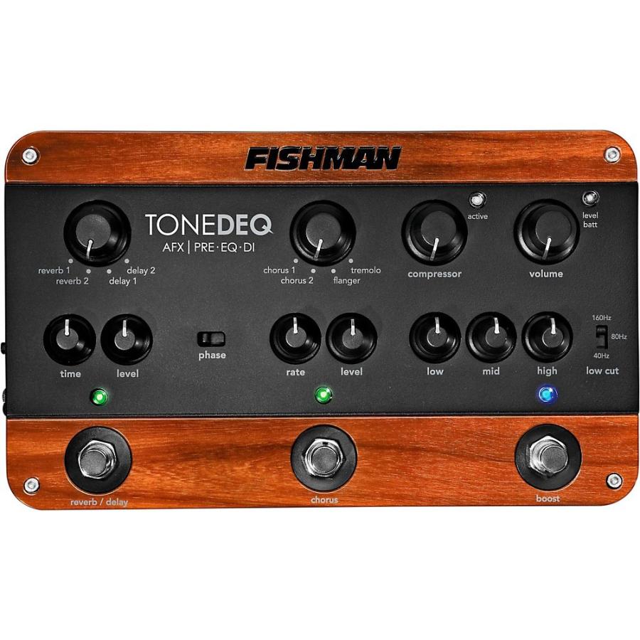 Fishman フィッシュマン エフェクター ToneDEQ Preamp EQ プリアンプ DI｜直輸入品 fishmantoned