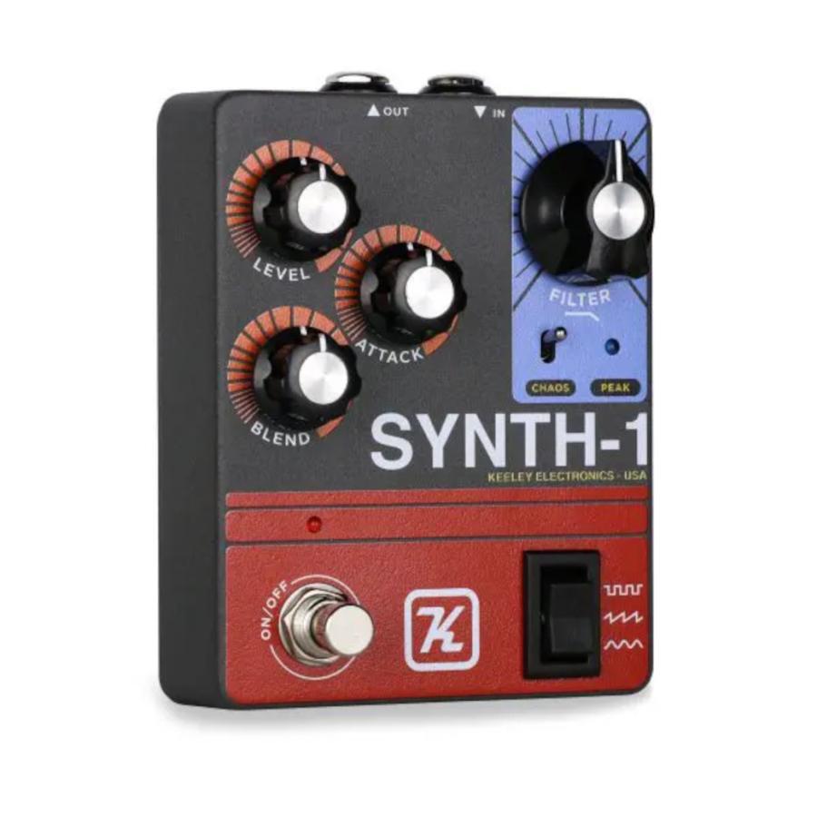 【美品】JEELEY エフェクター SYNTH-1 ギターシンセ Keeley エフェクター Synth-1 Reverse Attack Fuzz Wave Generator