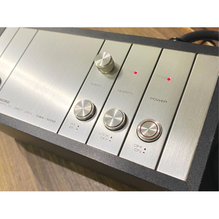 MICRO ターンテーブル DQX-1000 コントロールユニット付属 当社メンテ 