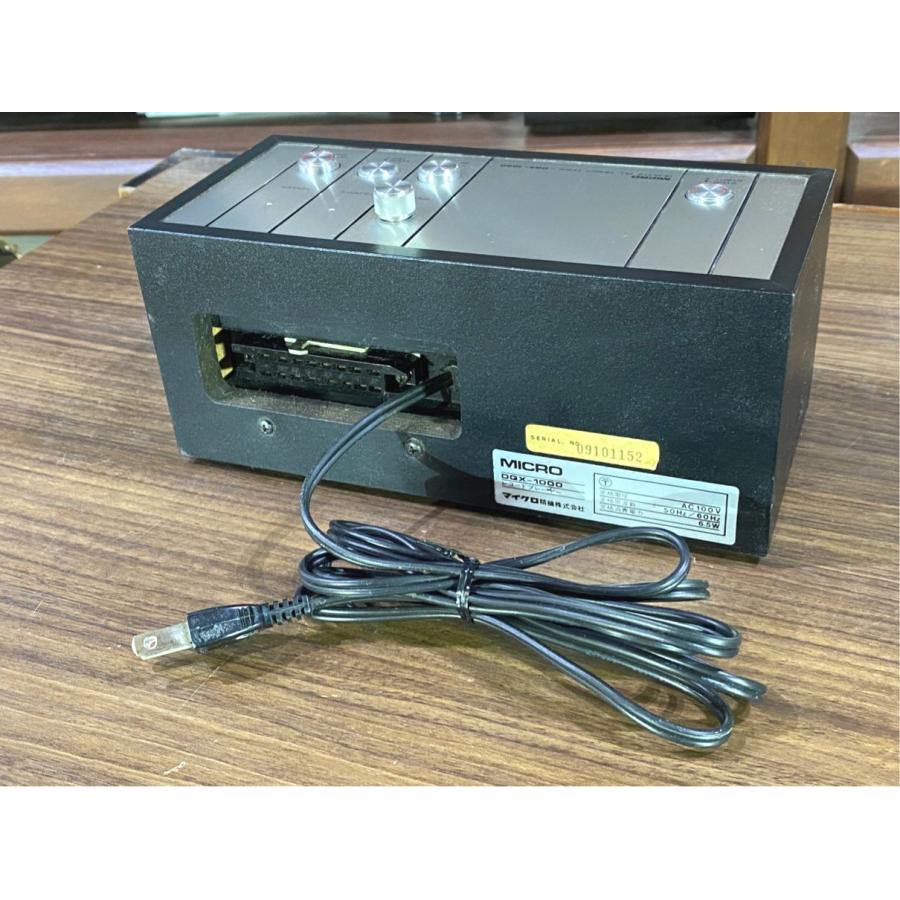 MICRO ターンテーブル DQX-1000 コントロールユニット付属 当社メンテ 