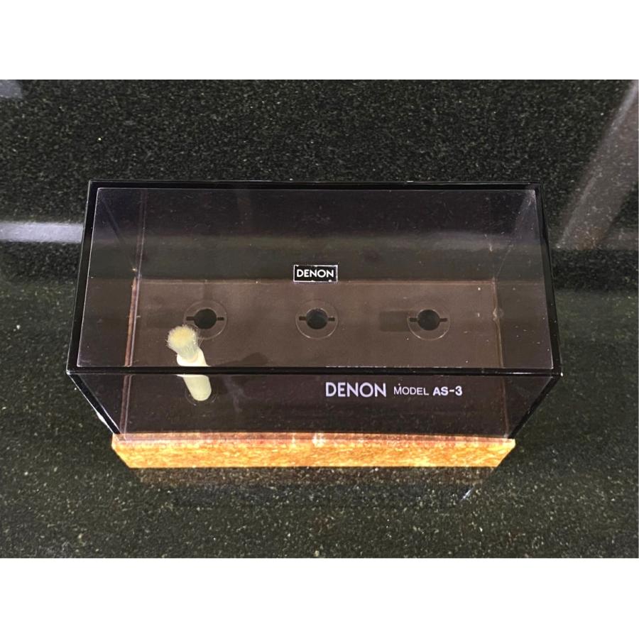 DENON AS-3 オーディオ機器カートリッジケース(大理石) DENON AS-3 大理石製 カートリッジキーパー シェルスタンド