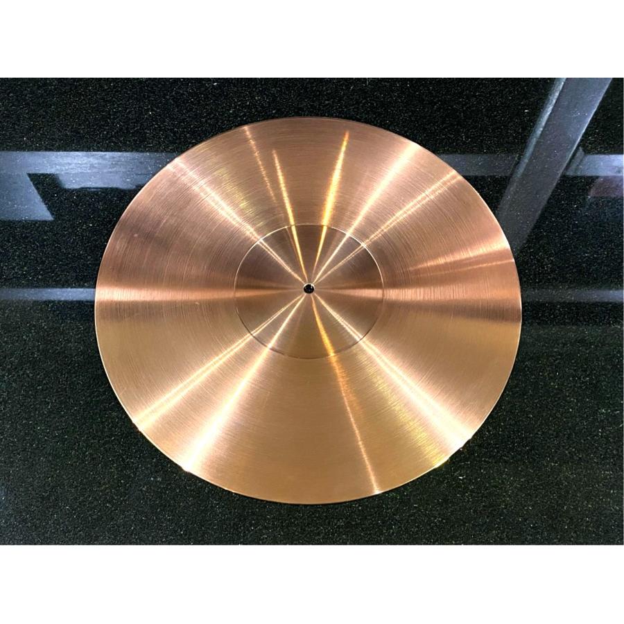 【良品】マイクロ　MICRO 銅　ターンテーブルシート　ディスクプレート 良品】マイクロ MICRO 銅 ターンテーブルシート ディスクプレート 良品