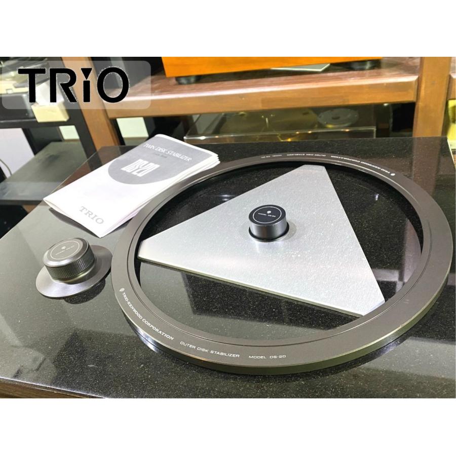 TRIO DS-20 ツイン ディスク スタビライザー 説明書付属 Audio Station