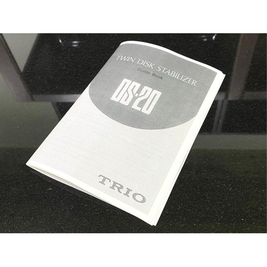TRIO DS-20 ツイン ディスク スタビライザー 説明書付属 Audio Station