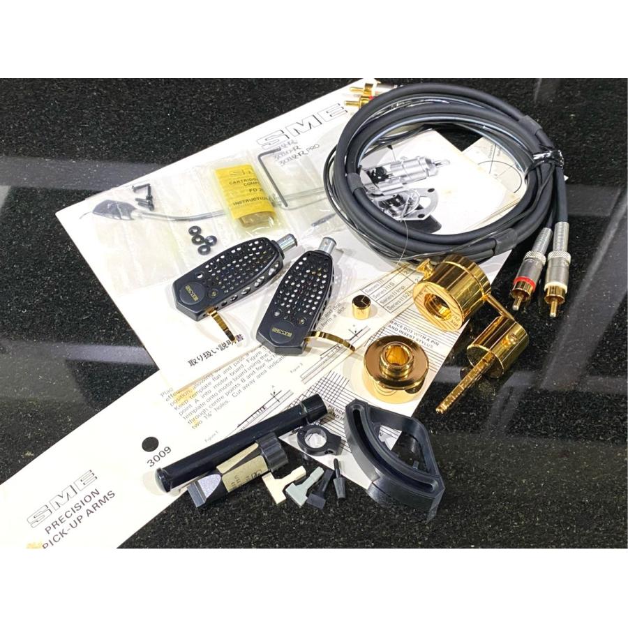 トーンアーム SME 3012-R GOLD limited edition ロング 純正シェル2種