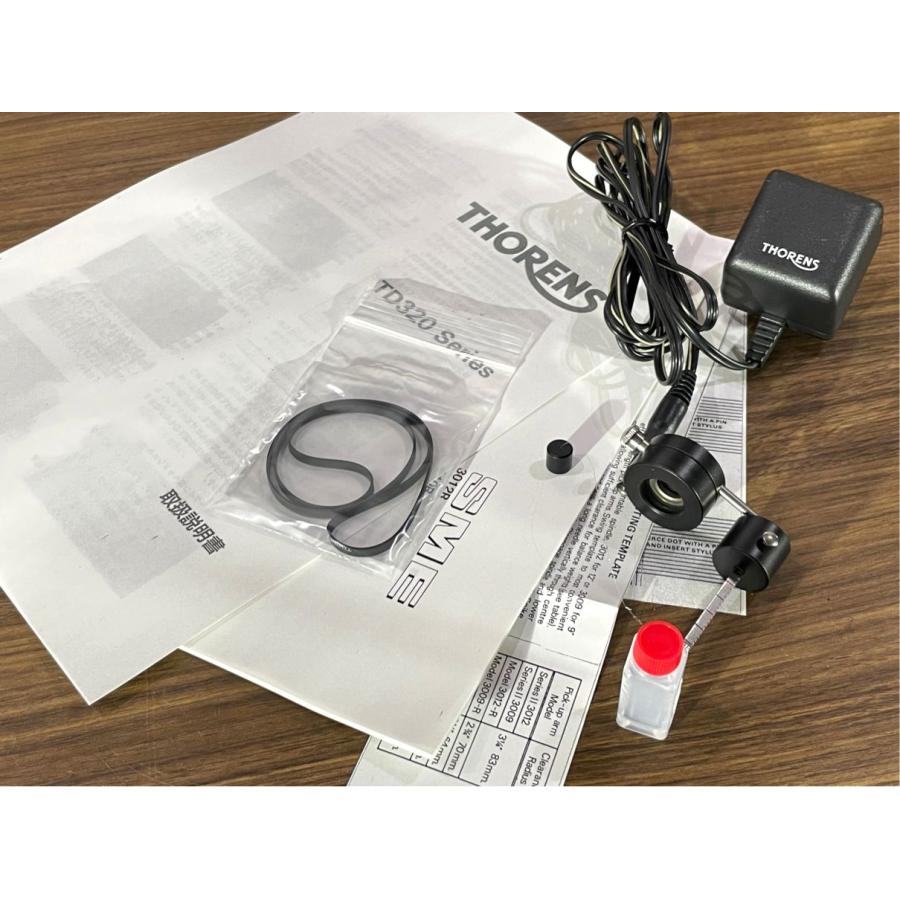 THORENS レコードプレーヤー THORENS TD320 SME 3009-R BLACK 搭載 取