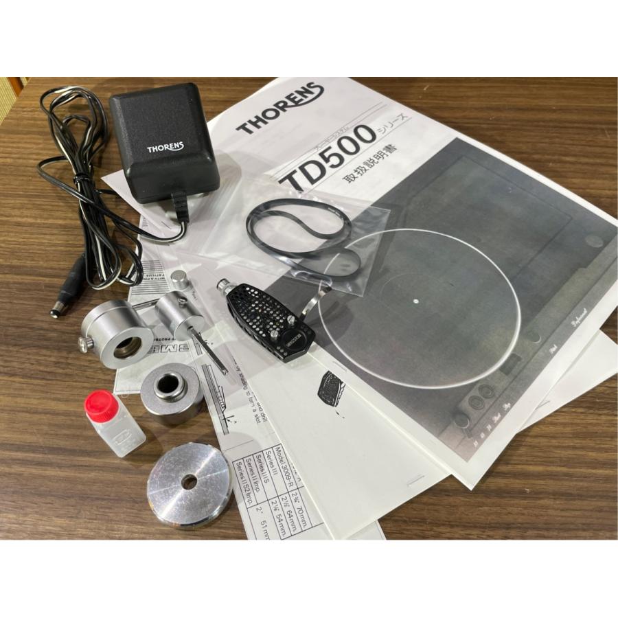 レコードプレーヤー THORENS TD520 SME 3012-R 搭載 オートリフト SMEシェル/サブウエイト/新品ゴムベルト等付属 Audio Station｜audio-st｜09