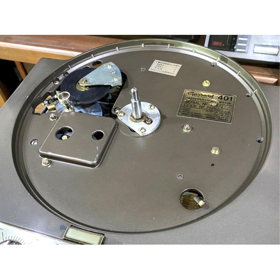 ターンテーブル GARRARD 401 50Hz仕様 取付けボルト/取説付