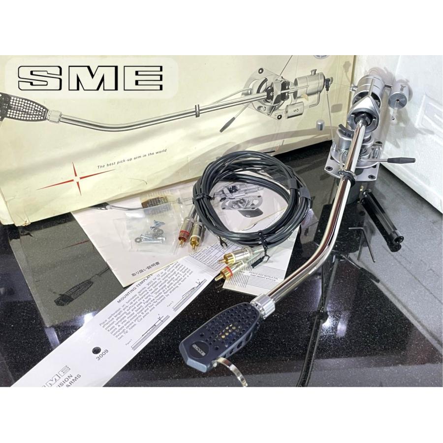 トーンアーム SME 3012-R ロング 純正シェル/サブウエイト等付属品フル 