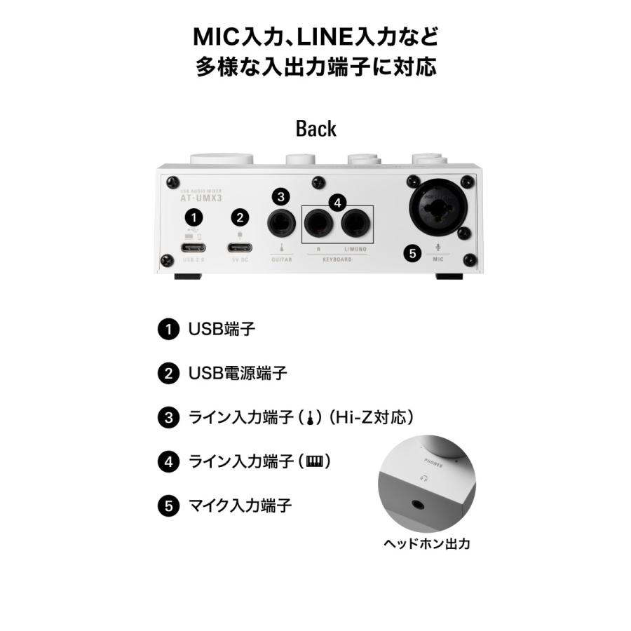 オーディオテクニカ AT2040 & AT-UMX3セット 【公式通販】
