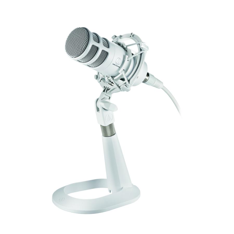 オーディオテクニカ（audio-technica） AT8703 WH マイクスタンド 卓上