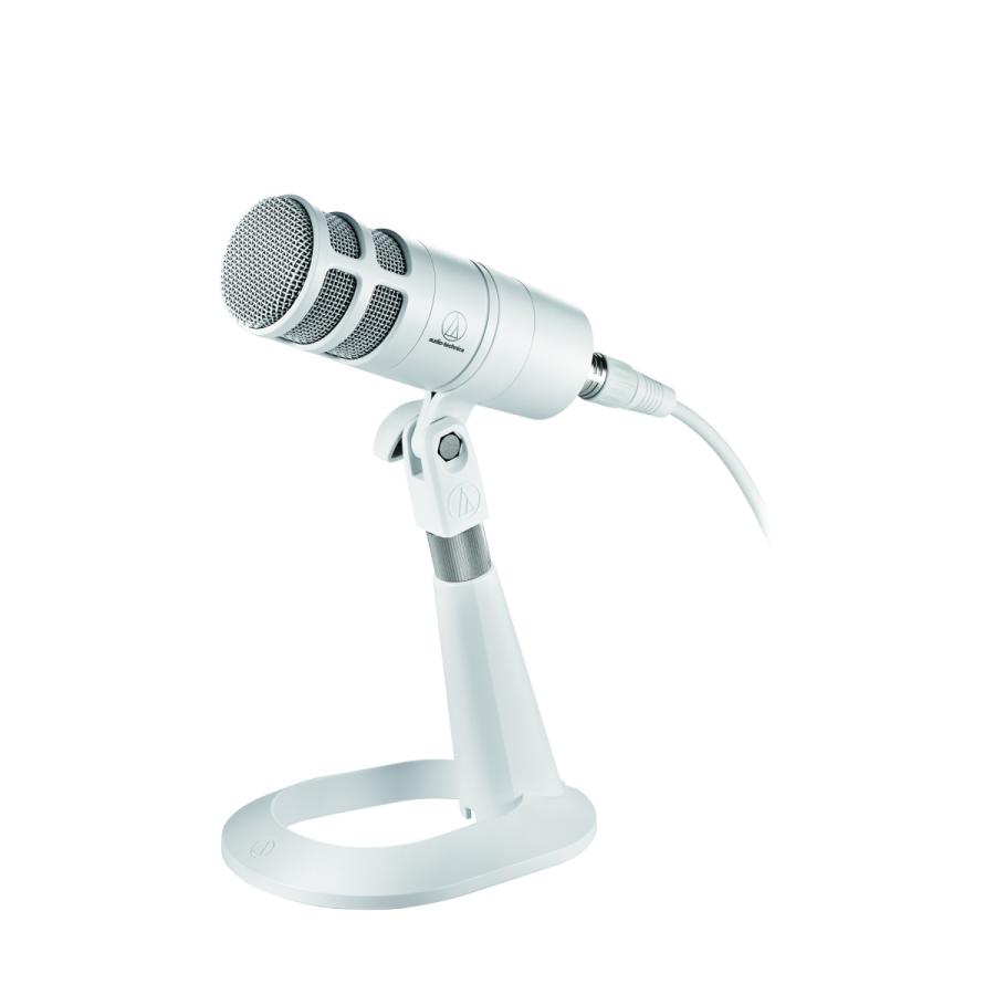 オーディオテクニカ（audio-technica） AT8703 WH マイクスタンド 卓上