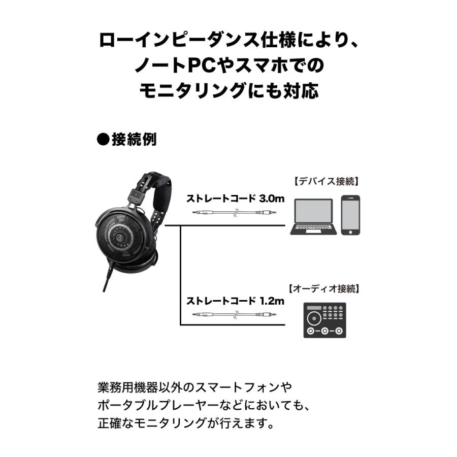 オーディオテクニカ ATH-R50x プロフェッショナルオープンバックリファレンスヘッドホン 開放型 ミキシング ゲーミング モニターの画像