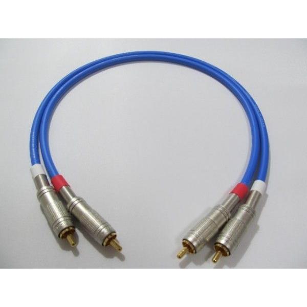 【新品】CANARE L-4E6S RCA・オーディオケーブル50cm×2本 紫 CANARE カナレ L-4E6S RCAケーブル 2本1セット [A] (長さ選択可