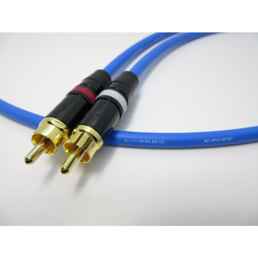 RCAケーブル 2本1セット | ケーブル：CANARE カナレ L-4E6S プラグ