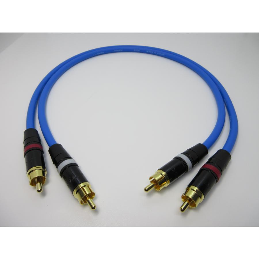 RCAケーブル 2本1セット | ケーブル：CANARE カナレ L-4E6S プラグ