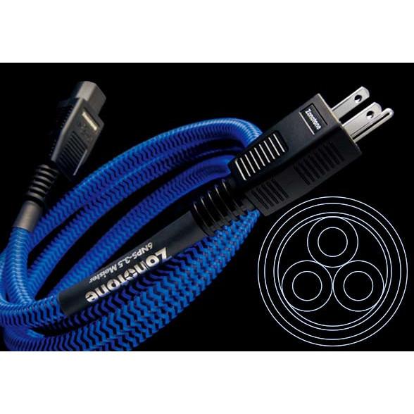 Zonotone 6NPS-3.5Meister 高級シールド付3P電源ケーブル(1.8m