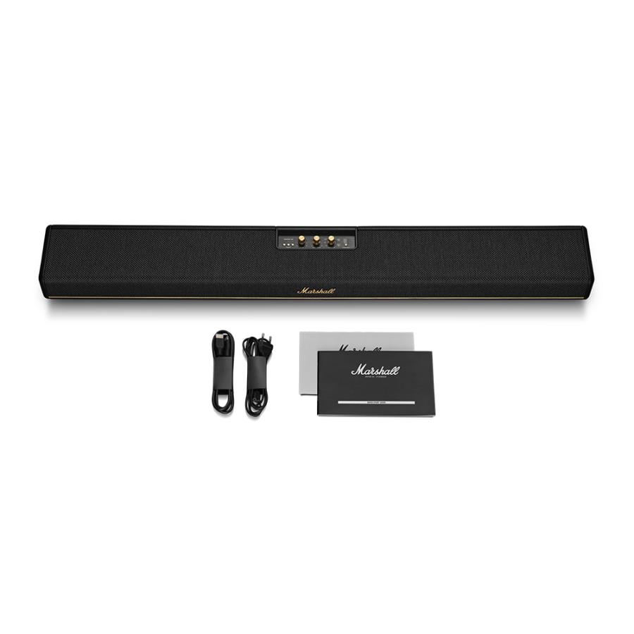 Marshall Heston 120 TV サウンドバー　新品 ポイント10倍】Marshall Heston 120 Black サウンドバー Dolby Atmos