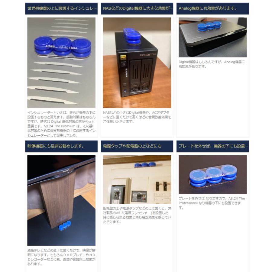 AiTEC Λ8.24 The Premium（1セット） 静電対策インシュレーター