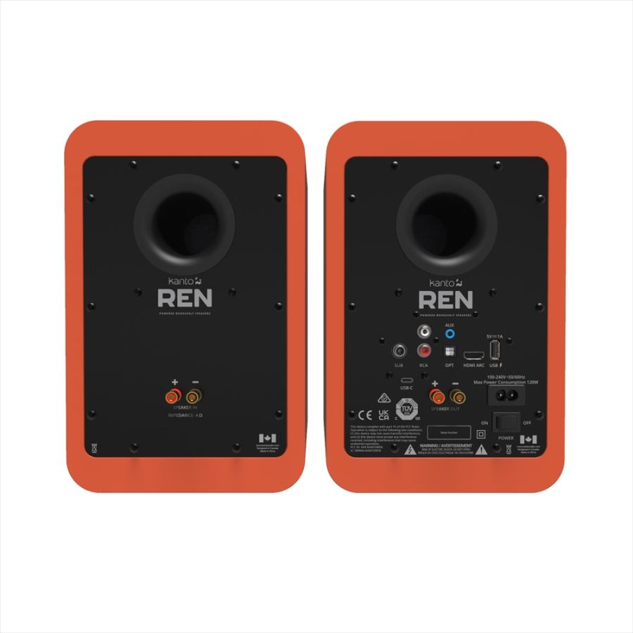 Kanto Audio　REN/MO（マットオレンジ・2本1組）　アンプ内蔵スピーカー |  | 01