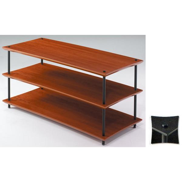 QUADRASPIRE (クアドラスパイア) オーディオラック QAVM 棚板:ブラック 32mm径ブラックポール