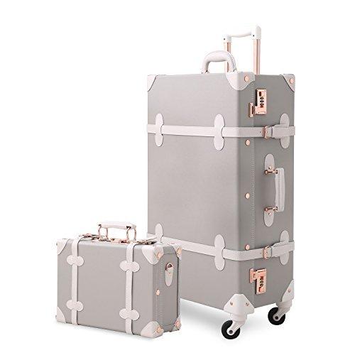 定休日以外毎日出荷中 かわいい スーツケースセット レトロ Unitravel Unitravel ユーニットラベル キャリーケース S型 静音四輪 出張 旅行 トランクケース 復古主義 スーツケース キャリーバッグ