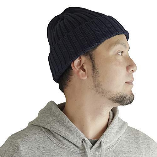 公式 Nakota Colunaline オーディナリー ニット帽 ネイビー ニットキャップ ニット帽 帽子 日本製 メンズ レディース 春 秋 冬 綿 麻 Democracia Tv