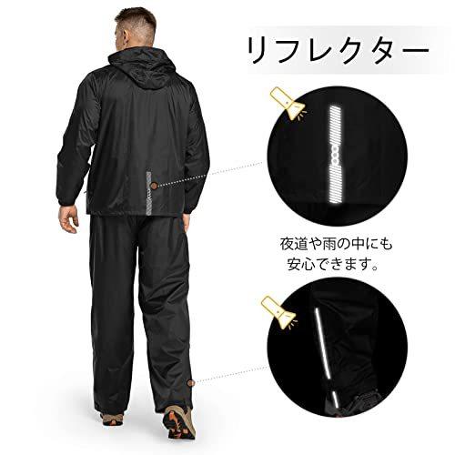 高額売筋 軽量 着脱式 総裏メッシュ 防水 透湿 アウトドア ゴルフウェア レインウエア 上下セット メンズ レインスーツ 33 000ft バイク 収納袋付き 作業 通勤 自転車 レインスーツ Baskincoffee Vicom Corp Com