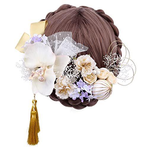 髪飾り 袴 髪飾り 和装 ? 花 フラワー 髪飾り 成人式 ? 振袖 かみかざり 花魁 髪飾り 浴衣 髪飾り 振袖 七五?