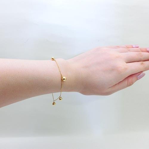 UNOAERRE ウノアエレ【UNOAERRE】K18イエローゴールド ブレスレット  