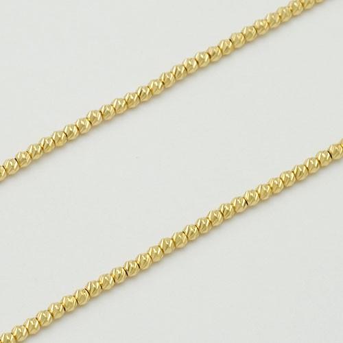 UNOAERRE 雑誌掲載商品 ウノアエレ UNOAERRE K18ネックレス イエロー  