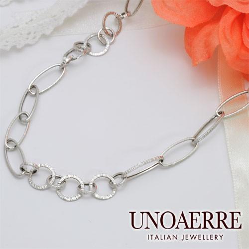 ウノアエレ UNOAERRE K18ホワイトゴールド ロングネックレス＃4189  