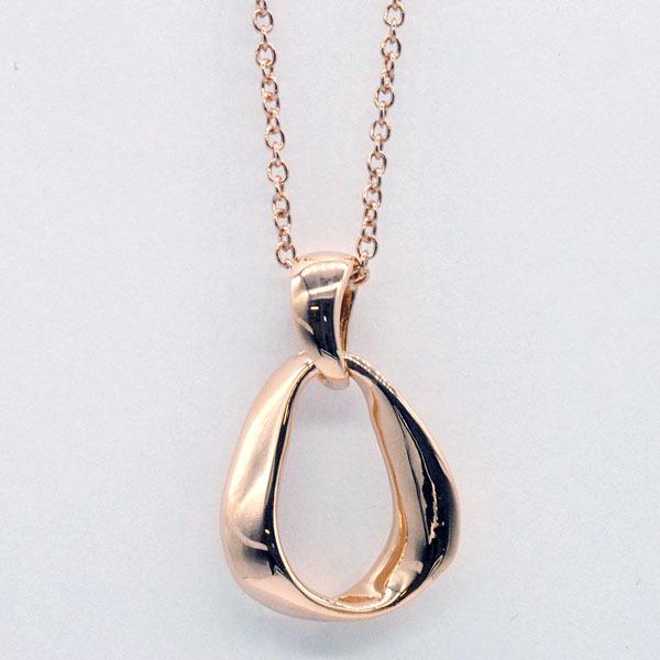 タイムセール‼️ウノアエレ　k18 ピンクゴールドネックレス UNOAERRE ウノアエレ【UNOAERRE】K18ピンクゴールド ネックレス